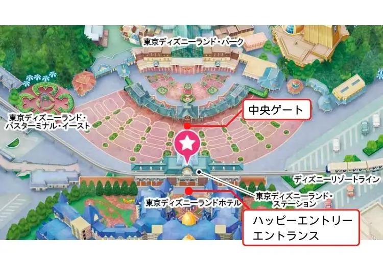 東京ディズニーランドハッピーエントリー ディズニーランド - 遊園地